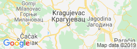 Kragujevac map